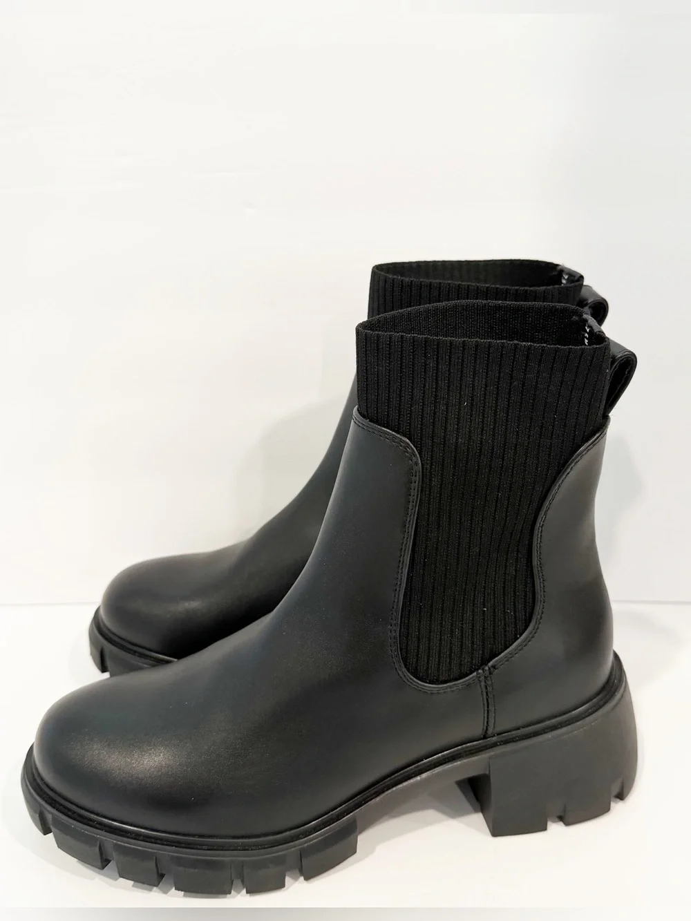 Steve Madden Hutch Black Ankle Boots Women's US 7.5